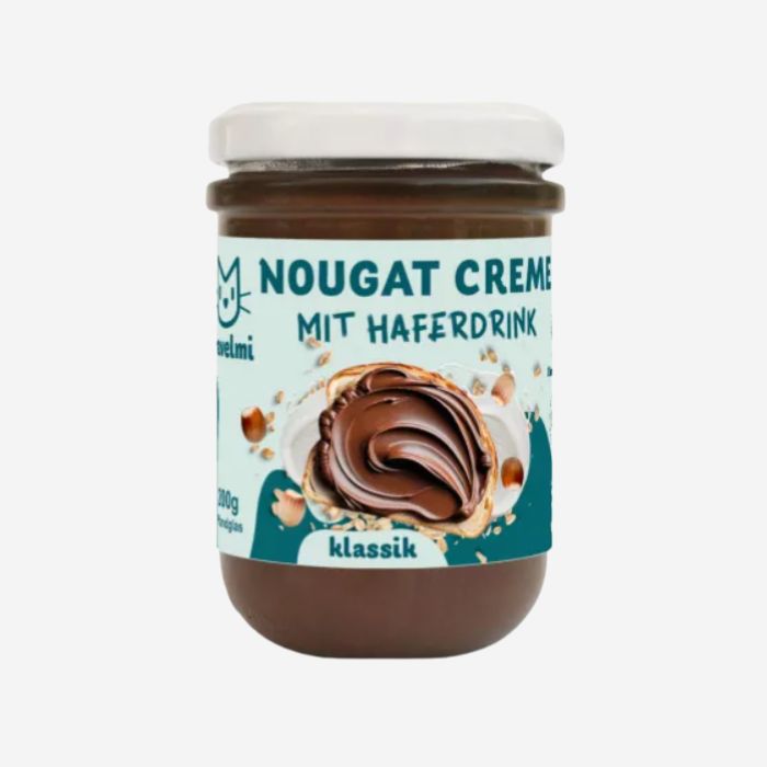 Bio-Nougat Creme mit Haferdrink Klassik 200g Im Pfandglas