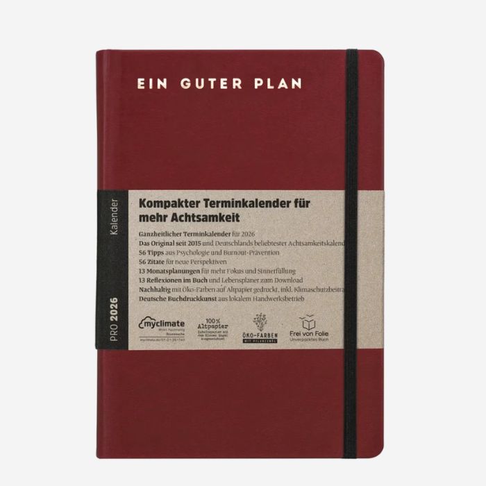Ein guter Plan Pro 2026 - datierter Kalender