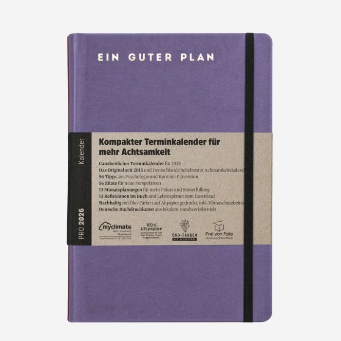 Ein guter Plan Pro 2026 - datierter Kalender