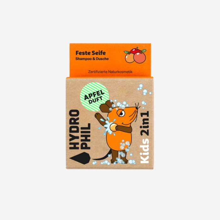 Festes 2in1 Shampoo und Dusche für Kinder – mit der Maus
