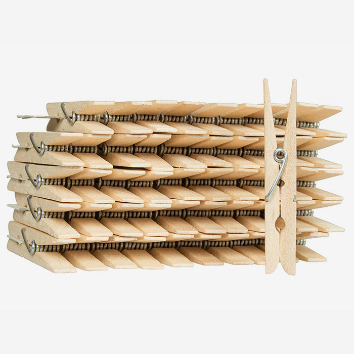 Beechwood clothespins, 50 pieces